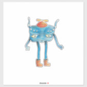 Little Alien Pi Sticker (Vel)