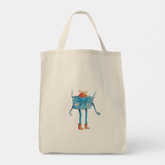 Little Alien Pi Tote Bag (Achterkant)