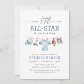 Little All Star Football Baby shower Kaart (Voorkant)