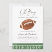 Little All Star Football Baby shower Kaart (Voorkant)