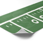 Little All Star Football Baby shower Welkomstbord Poster (Hoek)