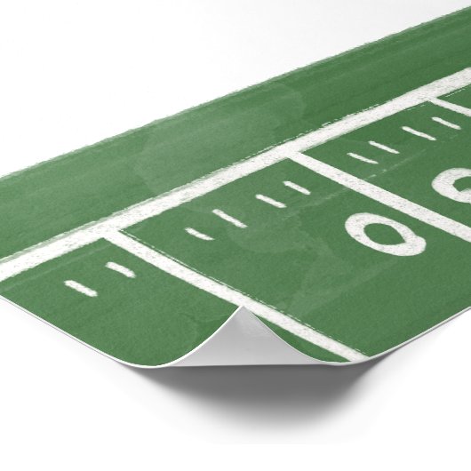 Little All Star Football Baby shower Welkomstbord Poster (Hoek)