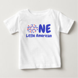 Little American 1st Birthday Baby T-Shirt