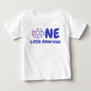 Little American 1st Birthday Baby T-Shirt