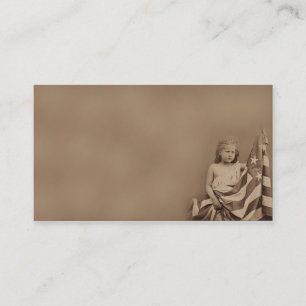 Little Americana Girl- Prim Biz-kaarten Visitekaartje