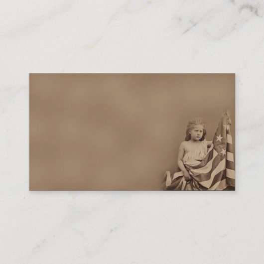 Little Americana Girl- Prim Biz-kaarten Visitekaartje (Voorkant)
