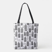 Little Amsterdam Houses Dutch Canal House black Tote Bag (Achterkant)
