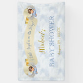 Little Angel Blue Wings Shower Banner (Verticaal)
