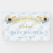 Little Angel Blue Wings Shower Banner (Horizontaal)
