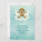 Little Angel - Boy - African American Kaart (Achterkant)