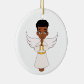 Little Angel Boy Keramisch Ornament (Rechts)