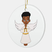 Little Angel Boy Keramisch Ornament (Links)