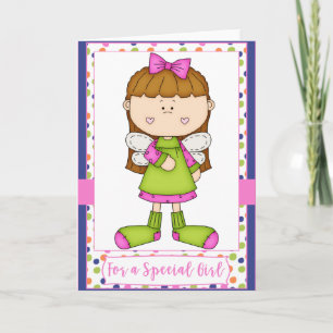 Little Angel for a Special Girl - Birthday Kaart