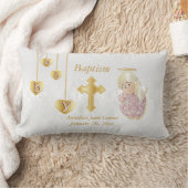 Little Angel Girl Baptism Design Kussen (Deken)