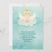 Little Angel - Girl - Kaukasisch Kaart (Achterkant)