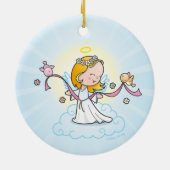 Little Angel Keramisch Ornament (Achterkant)