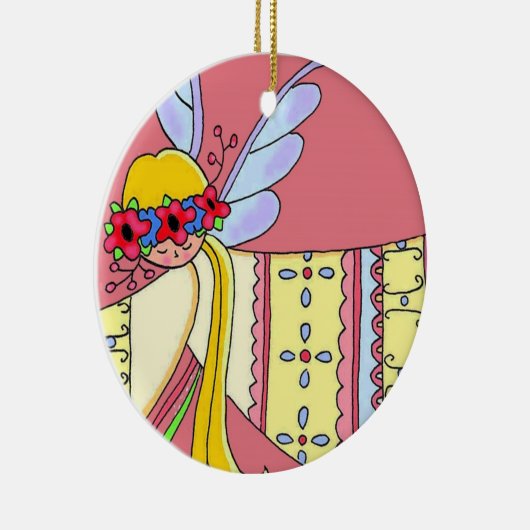 Little Angel Keramisch Ornament (Rechts)