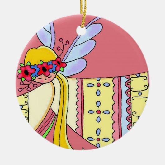 Little Angel Keramisch Ornament (Voorkant)