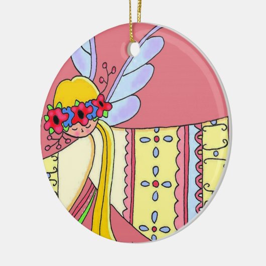 Little Angel Keramisch Ornament (Links)