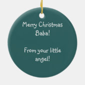 Little Angel Keramisch Ornament (Achterkant)