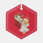 Little Angel Kerstglas Ornament (Voorkant)