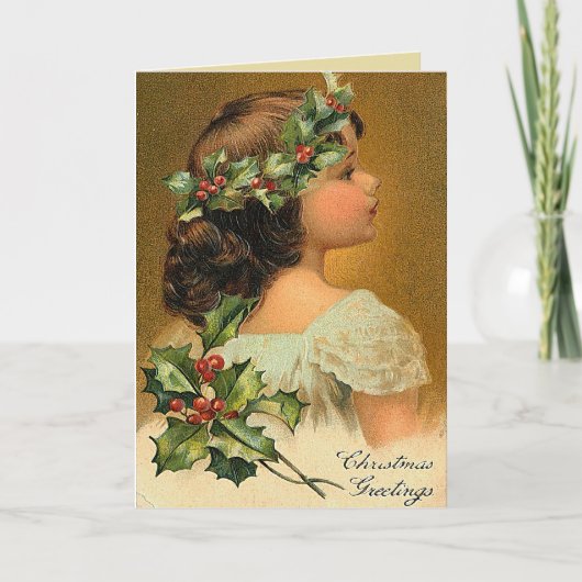 Little Angel - Kerstkaart Feestdagen Kaart (Voorkant)