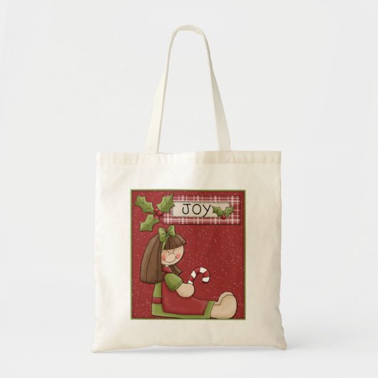 Little Angel - kerstontwerp Tote Bag (Voorkant)