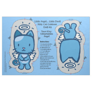 Little Angel... kleine duivel Kitty Cat Doll Kit Stof
