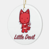 Little Angel... kleine duivelversieringen Keramisch Ornament (Links)