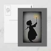 Little Angel laat haar licht schijnen Briefkaart (Voorkant / Achterkant)