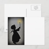 Little Angel laat haar licht schijnen Briefkaart (Voorkant / Achterkant)