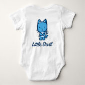 "Little Angel...Little Devil" Baby Creeper Romper (Achterkant)