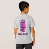 "Little Angel...Little Devil" Meisjes T-shirt (Achterkant volledig)