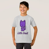 "Little Angel...Little Devil" Meisjes T-shirt (Voorkant volledig)