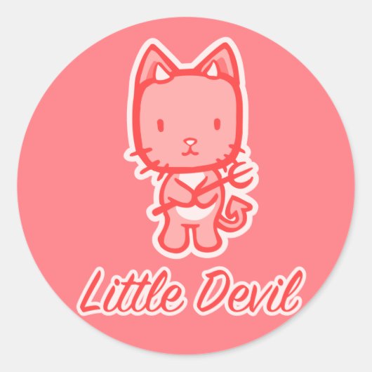 "Little Angel...Little Devil" Stickers (Voorkant)