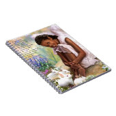 Little Angel met Bunnies Easter Gift Notitieboek (Rechterzijde)