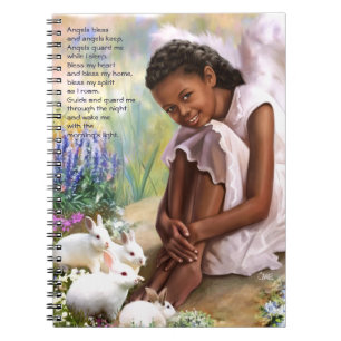 Little Angel met Bunnies Easter Gift Notitieboek