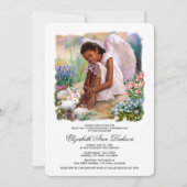 Little Angel met Bunnies Heilige Communie Kaart (Voorkant)