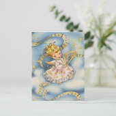 Little Angel met haar Harp Briefkaart (Staand voorkant)