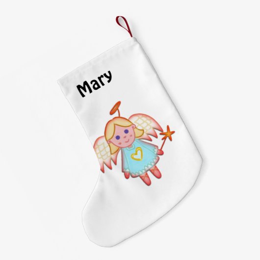 Little Angel Naam Kleine Kerstsok (Achterkant (Hangend))