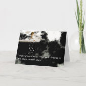 Little Angel op een Cloud Valentijn Feestdagen Kaart (Voorkant)