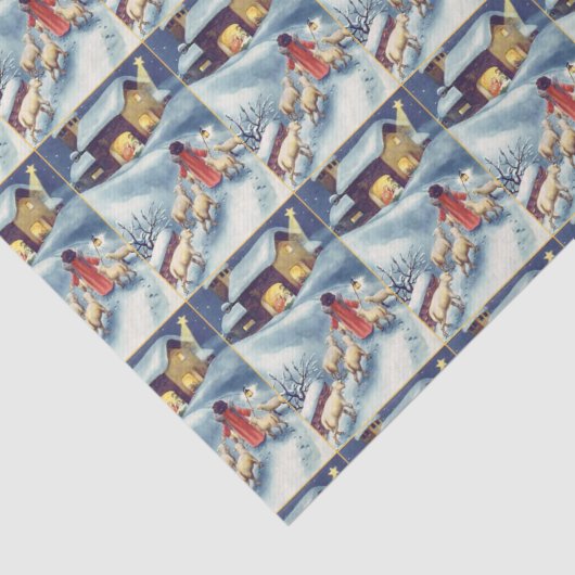 Little Angel Sheep Herder Tissue Paper Tissuepapier (Detail)