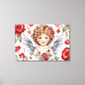 Little angel stretched canvas Print (Voorkant)