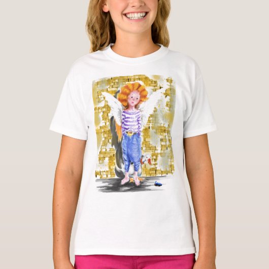Little Angel T-Shirt Painting (Voorkant)