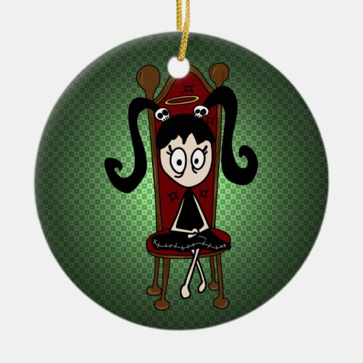 'Little Angel'-versiering Keramisch Ornament (Voorkant)