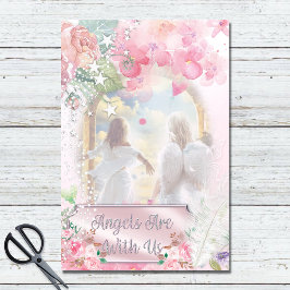 Little Angels Floral Bohemian Decoupage Tissuepapier