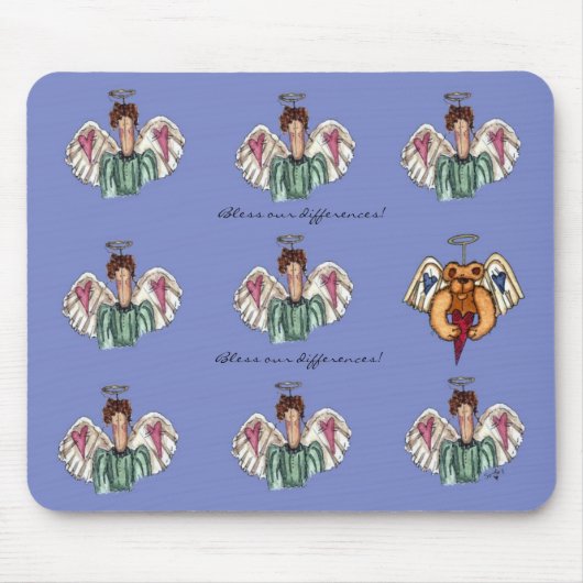Little Angels Mousepad Muismat (Voorkant)