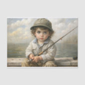 Little Angler: Decoupage voor onschuld aan zee Tissuepapier (Voorkant)