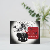 Little Anime Spider Woman Briefkaart (Staand voorkant)