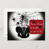 Little Anime Spider Woman Briefkaart (Voorkant / Achterkant)